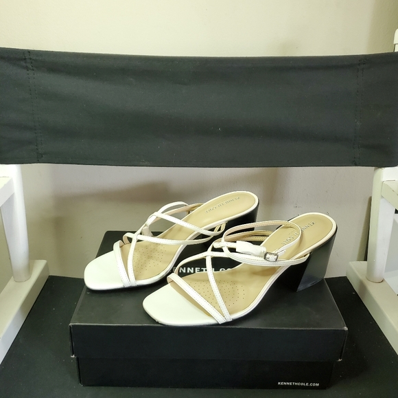 KENNETH COLE NEW YORK Maise Heel Sandal Strap 10 - Picture 5 of 12